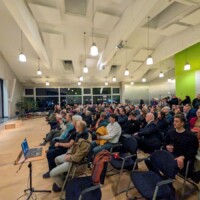 Publikum in einem Saal